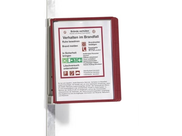 Slitesterk 591403 Skjermpanel Rød B x H D 325 360 260 mm DIN A4