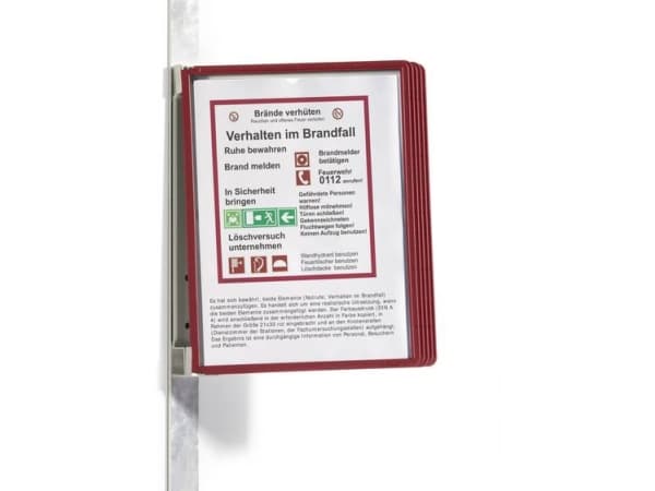Slitesterk 591403 Skjermpanel Rød B x H D 325 360 260 mm DIN A4