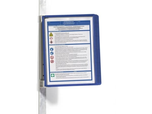 Kestävä 591407 Näyttötaulu tummansininen S x K S 325 360 260 mm DIN A4