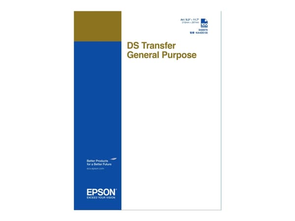 Epson DS Transfer General Purpose - A4 (210 x 297 mm) overføringspapir - for SureColor SC-F100, SC-F500, SC-F501