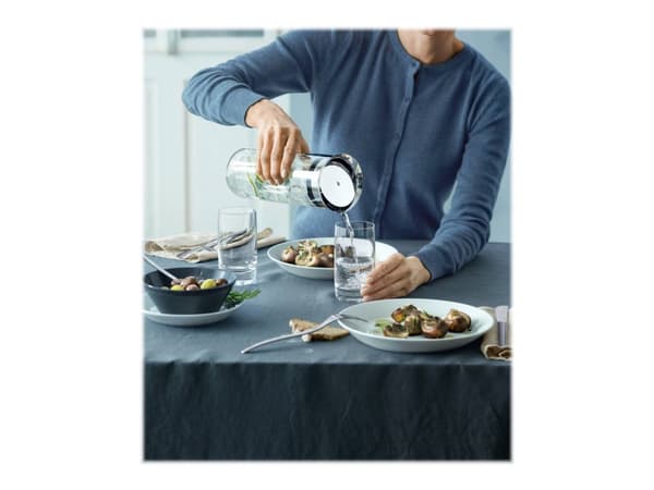 WMF 06.5104.6040, Karahvi, 0,8 L, Hopea, Läpinäkyvä, Lasi, Pyöreä, 240 mm