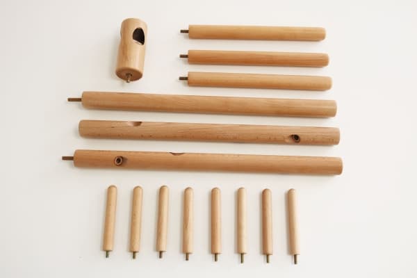Stumtjener Unilux Mikado pyökki, 8 koukkua puusta