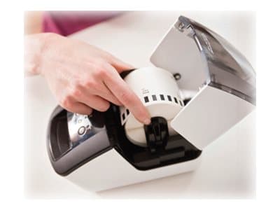 Brother QL-700 - Etikettskrivare - direkt termisk - Rulle (6,2 cm) - 300 x 600 dpi - upp till 150 mm/sek - USB - kniv