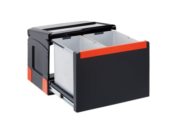 Franke Cube 50, 32 l, Rektangulær, Sort, 438 mm, 330 mm, 345 mm