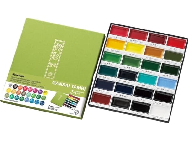 GANSAI TAMBI Aquarel 24 colour set