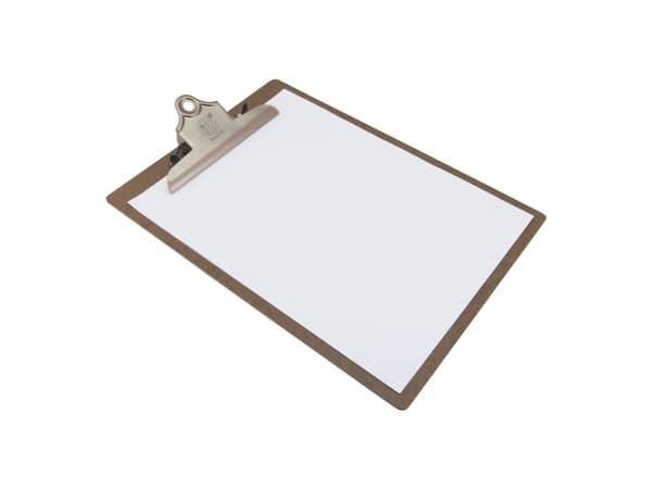 Menukortholder Securit Clipboard 23x34 cm brun,stk