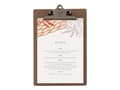 Miniatyrbild 5 av 5: Menukortholder Securit Clipboard 23x34 cm brun,stk