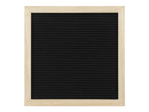 Securit® bogstavtavle teakramme 30x30 cm
