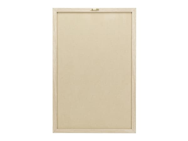 Securit® bogstavtavle til væg teakramme 40x60 cm