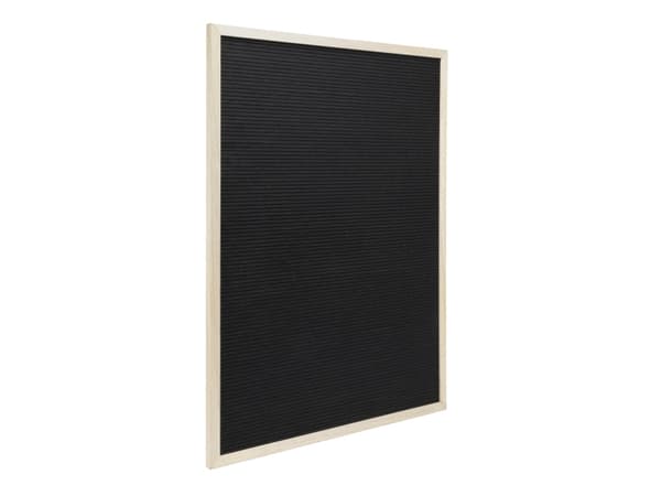 Securit® bogstavtavle til væg teakramme 60x80 cm