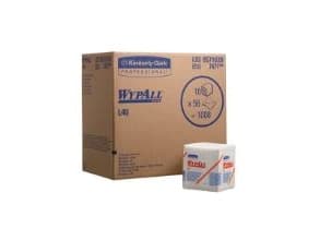 Aftørringsklud Wypall L40 1-lag 330x32 mm Hvid,18 pk x 56 stk/krt