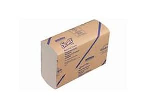 Håndklædeark Scott Interfold Z-Fold 1-lag L24xB20xD8cm Mix FSC Hvid,16 pk x 250 stk/krt