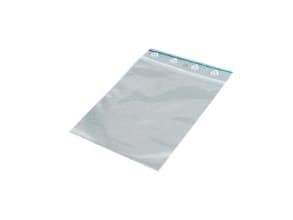 Lynlåspose 80x120 mm 50 my uden Skrivefelt LDPE,10 ps x 100 stk/pk