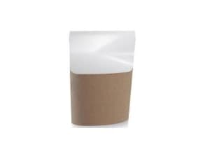 Inpackning 124x320 mm kartong med BOPP Brown för smörgåsar/Tortilla, 500 st/krt