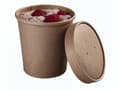 Miniatyrbild 4 av 5: Pappersmugg Soup-To-Go 450 ml Ø97/75x100 mm Brun,500 st/pack