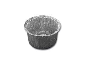 Alubakke 150 ml Ø80x44 mm Rund,24 ps x 100 stk/krt