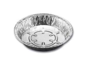 Alubakke 158 ml Ø121x20 mm Rund,100 stk/pk