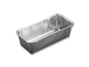 Alubakke 1500 ml 251x122x68 mm Kraftig,6 pk x 100 stk/krt