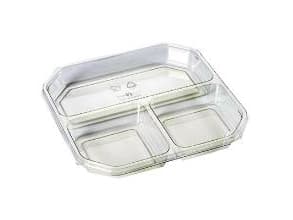 Insats 3-rum 280 ml för Shelfmaster Square APET, 600 st/krt