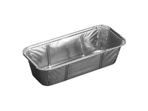 Alubakke 610 ml 204x92x49 mm,12 pk x 100 stk/krt