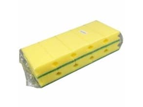 Skursvamp 150x70x45 mm med handtag Grön, 10 st/pk
