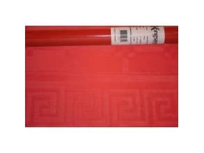 Dug Rulledug 1.2x8 m Papir Damask kvalitet Rød,10 Rl/krt