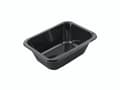 Miniatyrbilde 3 av 4: Bakke 1-rum 2187-1O 920 ml 187x137x60 mm CPET Sort,420 stk/krt