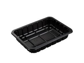 Bakke K-71-34W 195x145x34 mm PP Sort,570 stk/krt