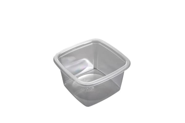 Bakke M40-57 350 ml 102x102x57 mm APET Klar,520 stk/krt