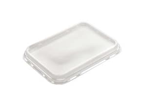Låg Klar PET 194x144x17 mm M2187 til plastbakke serien 2187 str 187x137 mm,424 stk/krt