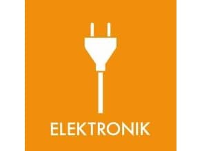 Piktogram SMÅT ELEKTRONIK 12x12 cm,stk