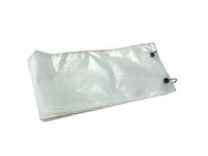 Plastpose 220x420/40+55 mm 45 my På blok Microperforeret huller PE Klar,10 pk x 100 stk/krt