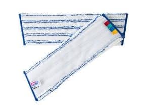 Mopp Kardborre Universal Mopp Pro 40cm Mikrofiber Oeko-Tex Vit/Blå Torr/Våt,20 pk x 5 st/crt