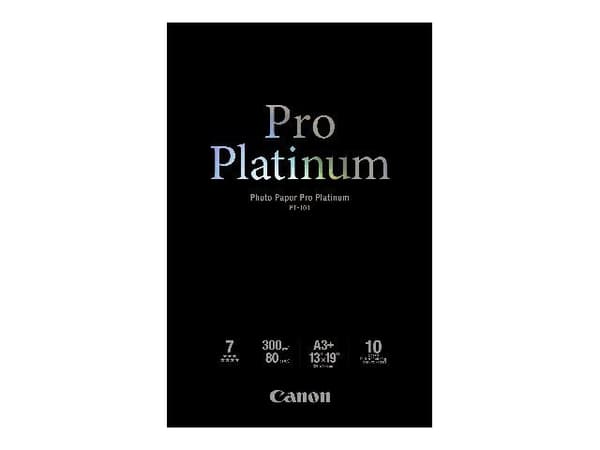Canon Photo Paper Pro Platinum - 100 x 150 mm - 300 g/m² - 20 ark fotopapir - for PIXMA iP3600, MP240, MP480, MP620, MP980