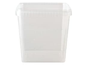 Bøtte 5548 5000 ml 195x195x190 mm Fryseegnet minus 20 grader PP Klar,12 stk/ps - (12 stk.)