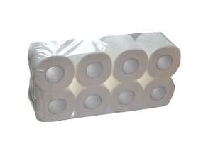 Toiletpapir Neutral Luksus 2-lag 30 m Nyfiber,9 pk x 8 rl/krt