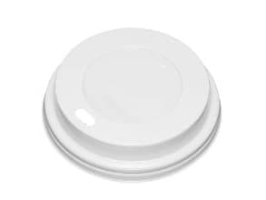 Plastlock Catersource Ø90 mm High Natural White biologiskt nedbrytbar CPLA för kaffekoppar,100 st/ps - (100 st)