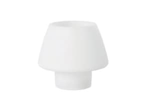 Ljusstake Moody Maxi 123x129 mm Silikon vit - (låda med 4 st)