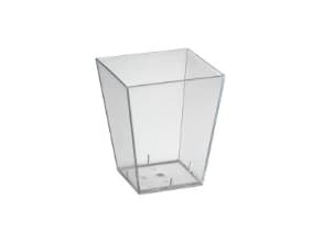 Skål Amuse Bouche Aquare 150 ml 57x57x67 mm Firkantet PS Brilliant,24 pk x 25 stk/krt