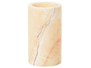 Lysestage Ø70x12 mm Håndlavet af sten,4 pk x 1 stk/krt