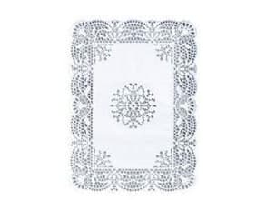 Fadpapir 30x40 cm Firkantet Udstanset kant Hvid,4 pk x 250 stk/krt