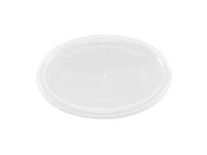 Plastlåg Ø120 mm Rund Klar pp,50 stk/ps - (50 stk.)