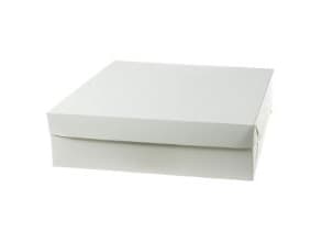 Tårtlåda 350x350x100 mm Vit,100 st/krt