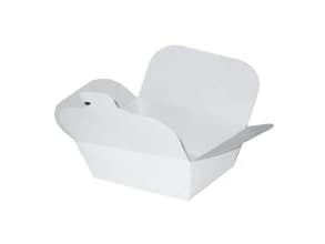 Kina låda liten 500 ml 89x109x48 mm Kartong PE-belagd Vit,10 st x 60 st/krt