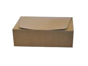 Transportboks 275x170x90 mm Kraft Brun/Hvid,100 stk/krt