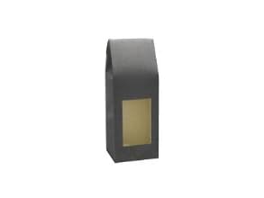Æske 82x72x230 mm med Rude Mat sort Fix-Up pose 109021,200 stk/krt