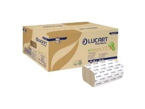 Håndklædeark EcoNatural V-fold 2-lag 21x21 cm - (20 pakker x 190 stk.)