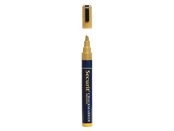 Tuschpen Securit medium 2-6 mm Guld