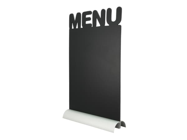 Tavle Securit Menu 21x34x6 cm med Hvid tuschpen med Alu fod,stk