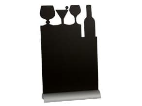 Securit® silhouet COCKTAIL bordskilt med alufod